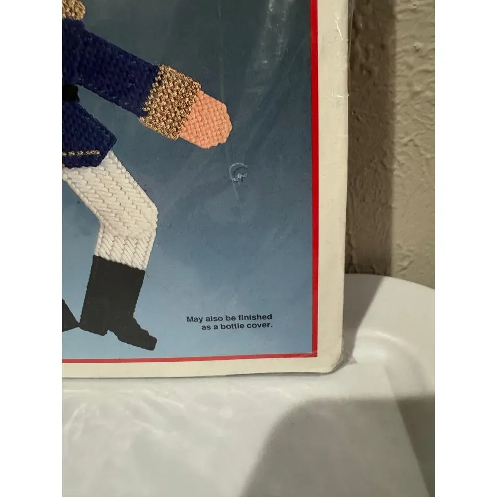 Bucilla Christmas Nutcracker Plastic Canvas Kit NIP 61095